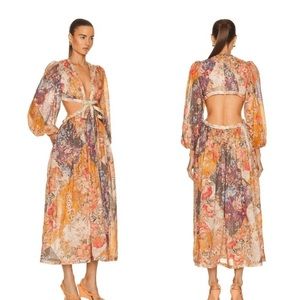 Zimmermann Patti Floral Patchwork Maxi Dress